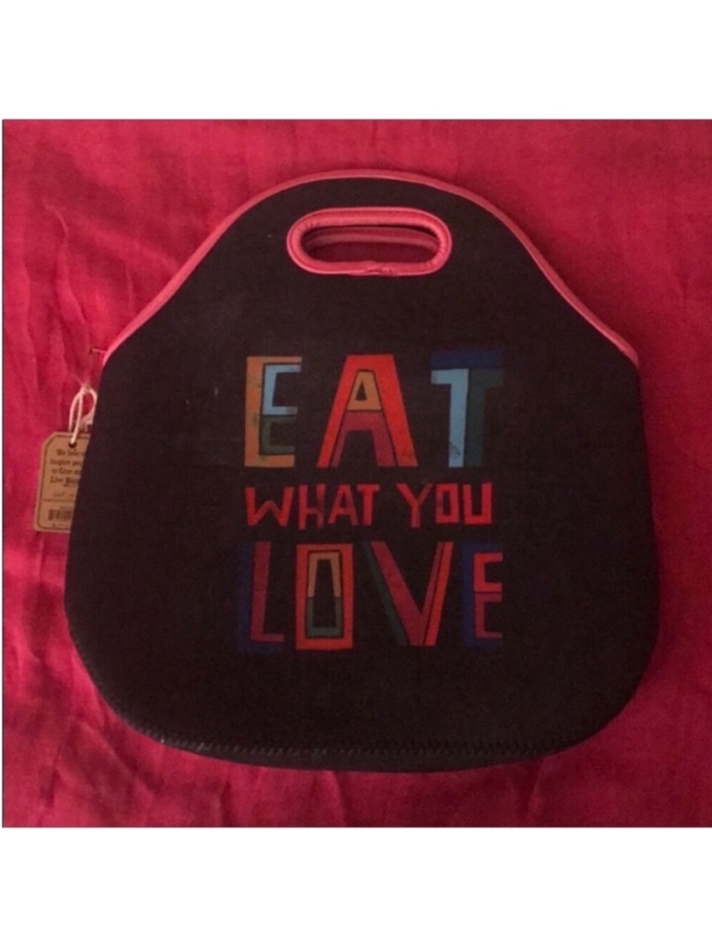 Natural Life “Eat What You Love” Neoprene Insulated Lunch Bag - Picture 4 of 9